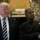 President Donald Trump and Kanye West